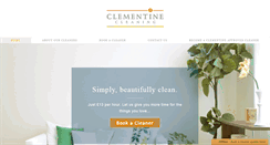 Desktop Screenshot of clementinecleaning.com